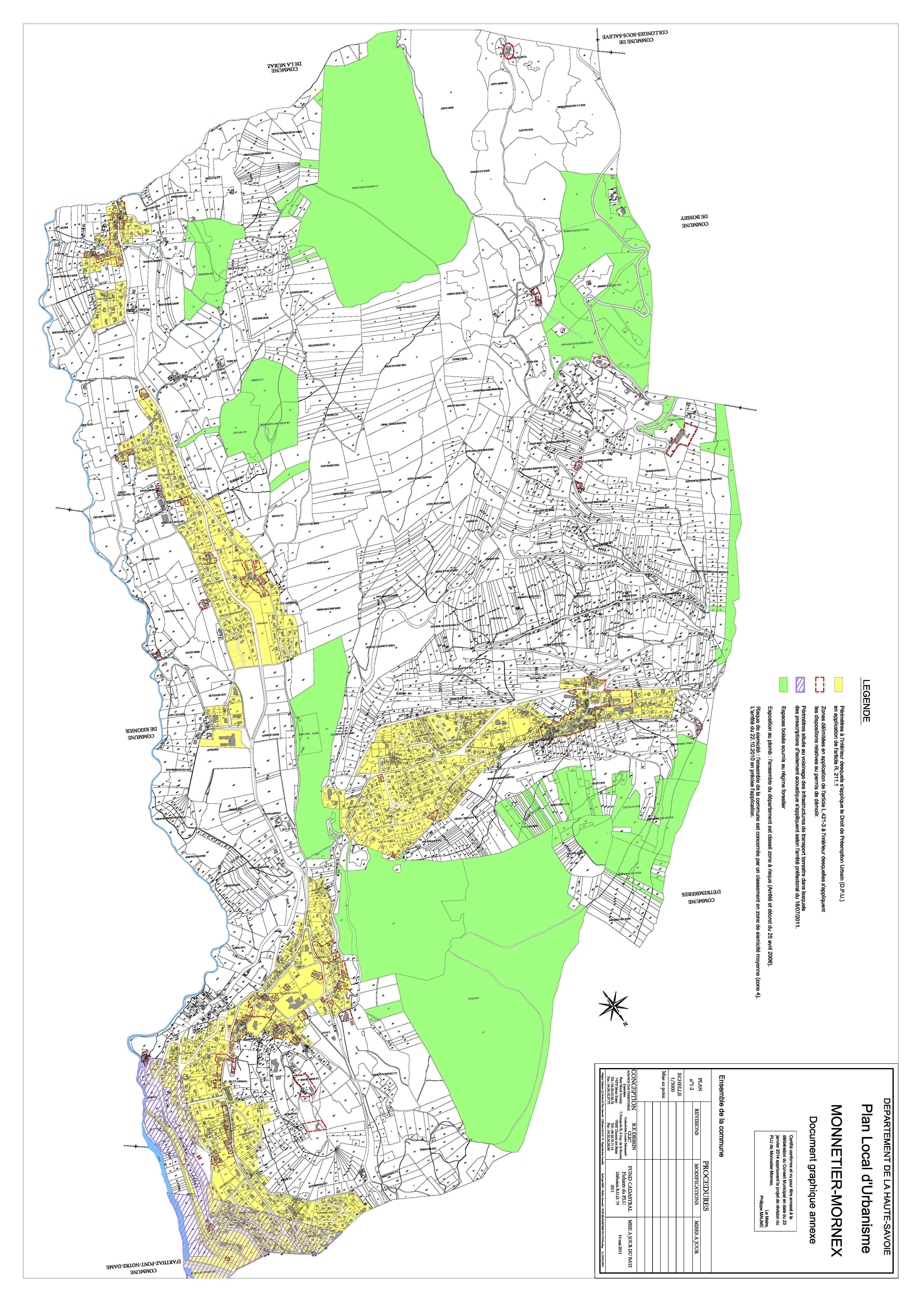Carte périmètre DPU